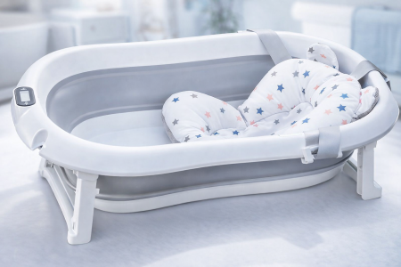 Dětská vanička s polštářkem – bezpečné a pohodlné koupání